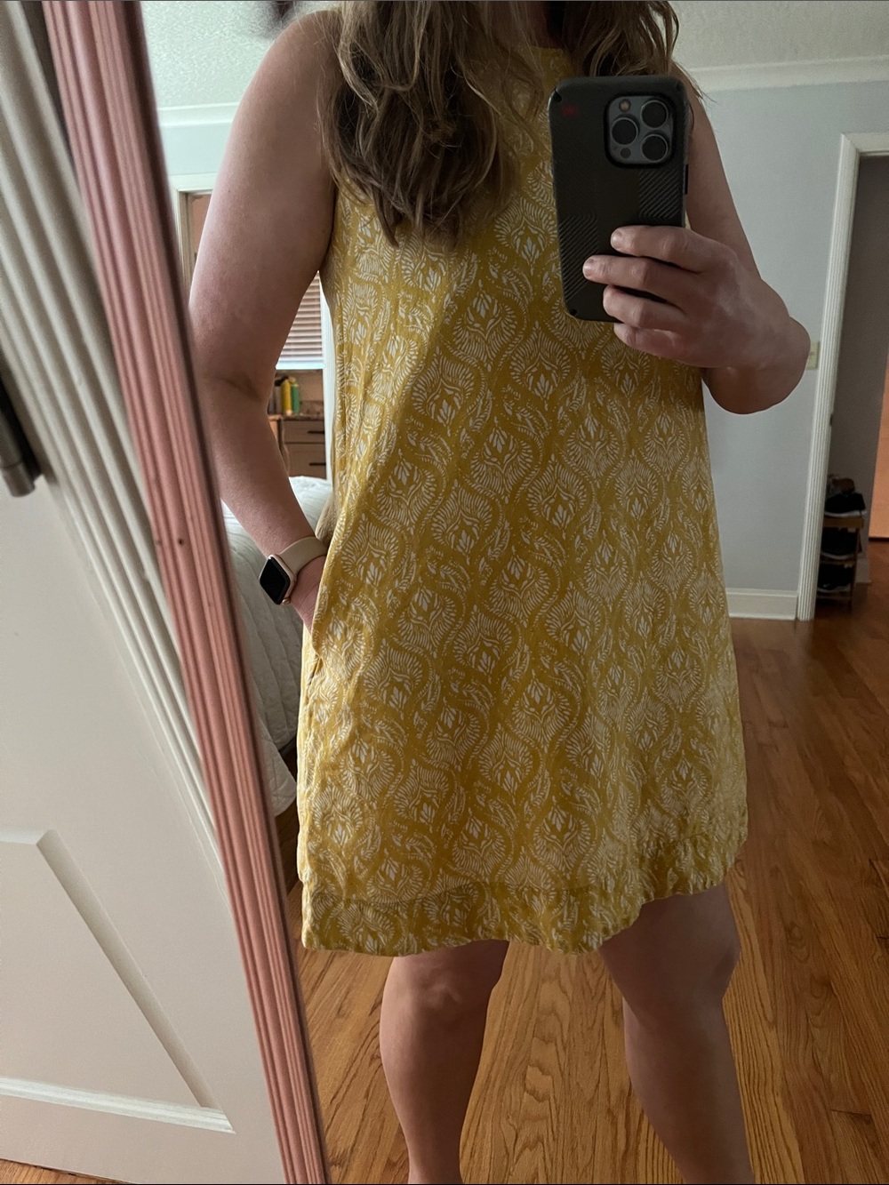SIGRID OLSEN Linen Sleeveless Dress Small
